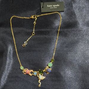 Kate‎ Spade Gold Necklace with Colorful Charms